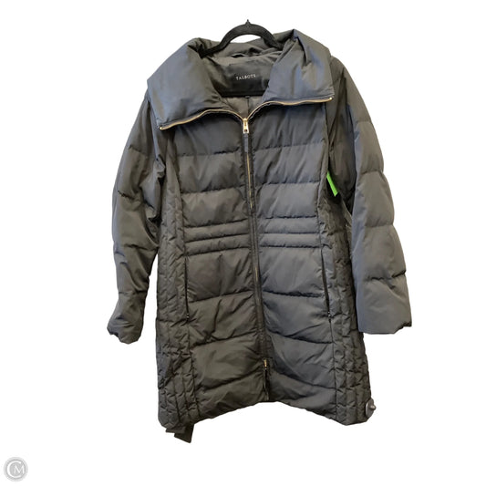 Coat Puffer & Quilted By Talbots In Black, Size: M
