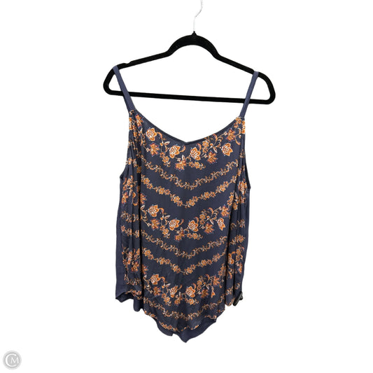 Top Sleeveless By Maurices In Blue, Size: 1x