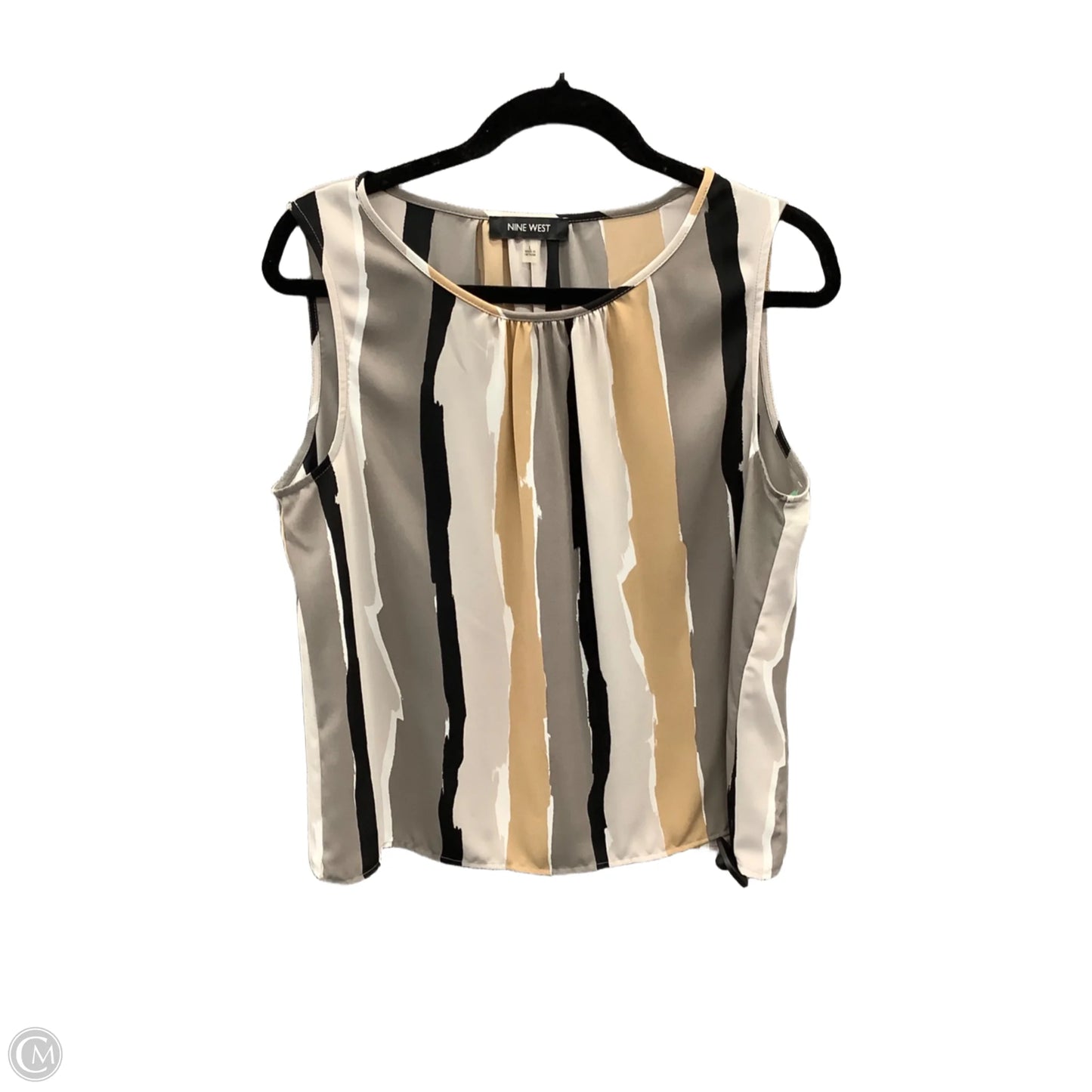 Top Sleeveless By Nine West Apparel In Multi-colored, Size: L