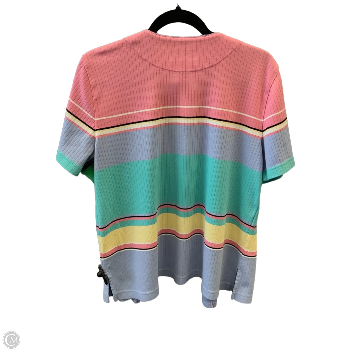 Top Short Sleeve By Alfred Dunner In Multi-colored, Size: S