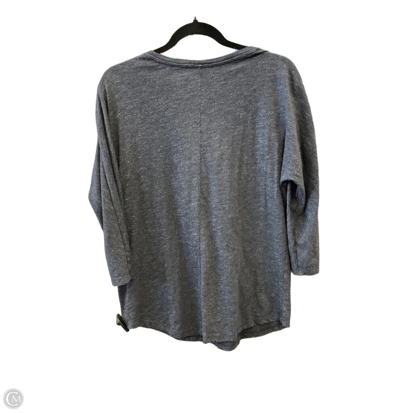Top Long Sleeve Basic By Sonoma In Grey, Size: M