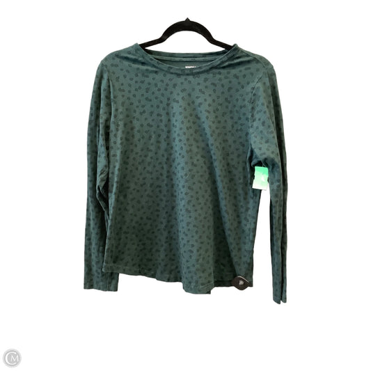 Top Long Sleeve By Sonoma In Green, Size: M