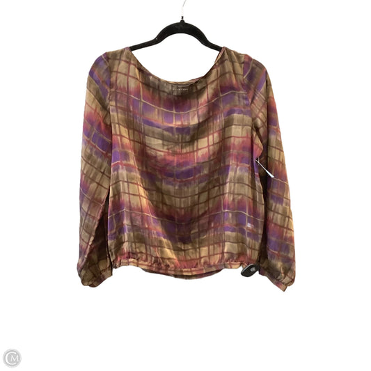 Top Long Sleeve By New York And Co In Brown, Size: M
