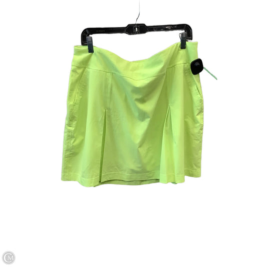 Athletic Skirt By Callaway In Yellow, Size: Xl