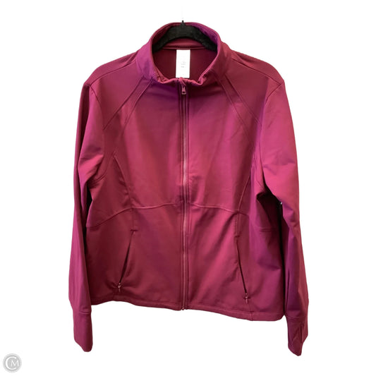 Athletic Jacket By Members Mark In Red, Size: Xxl