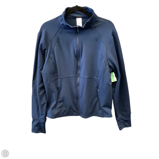 Athletic Jacket By Members Mark In Navy, Size: Xxl