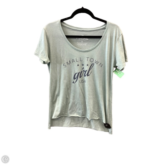 Top Short Sleeve By Clothes Mentor In Green, Size: M
