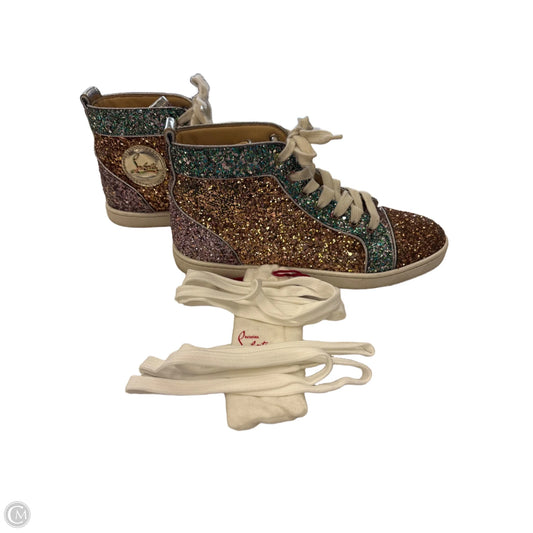 Shoes Luxury Designer By Christian Louboutin In Multi-colored, Size: 7.5