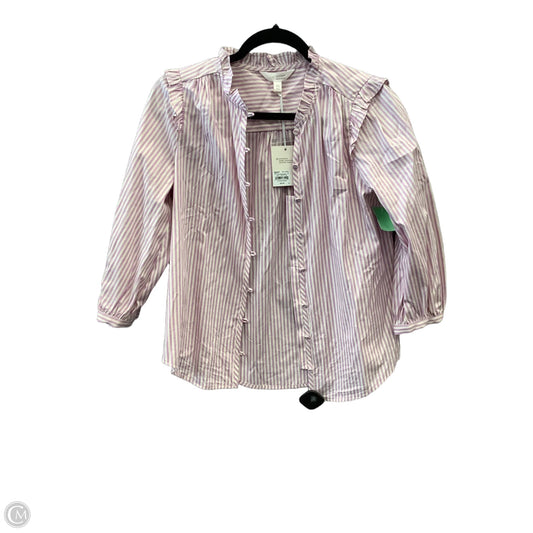 Top Long Sleeve By Lc Lauren Conrad In Purple, Size: Xs