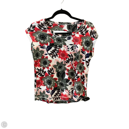 Top Short Sleeve By Talbots In Green & Red, Size: Sp