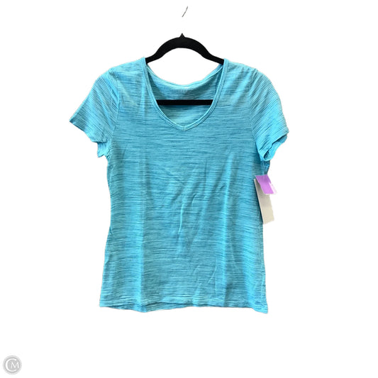 Top Short Sleeve By Talbots In Blue, Size: Sp