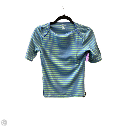 Top 3/4 Sleeve By Talbots In Blue & Green, Size: Sp