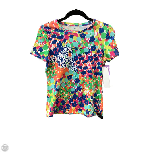Top Short Sleeve By Talbots In Multi-colored, Size: Sp