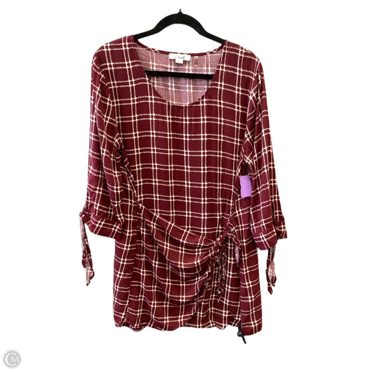 Dress Casual Short By Simply Noelle In Purple, Size: L