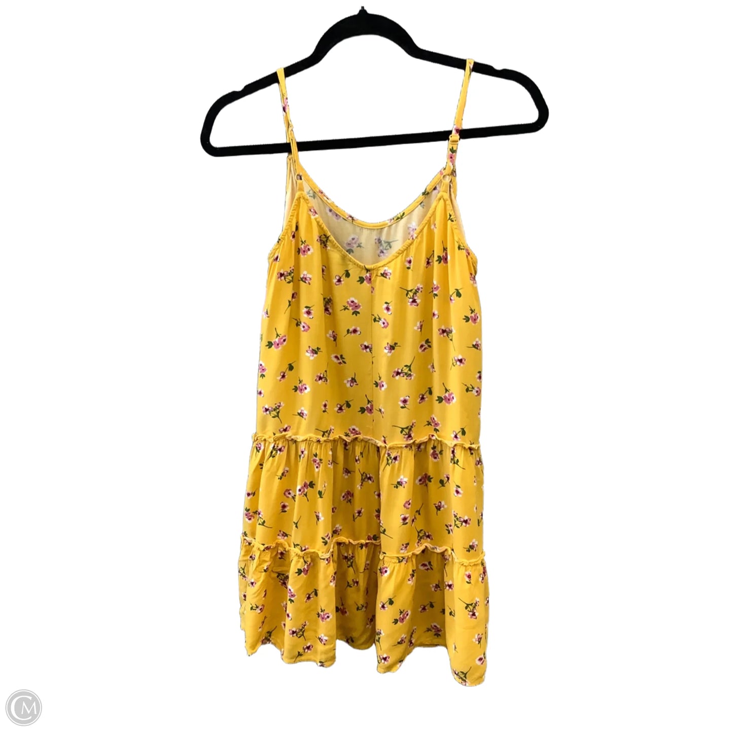Dress Casual Short By As U Wish In Yellow, Size: M