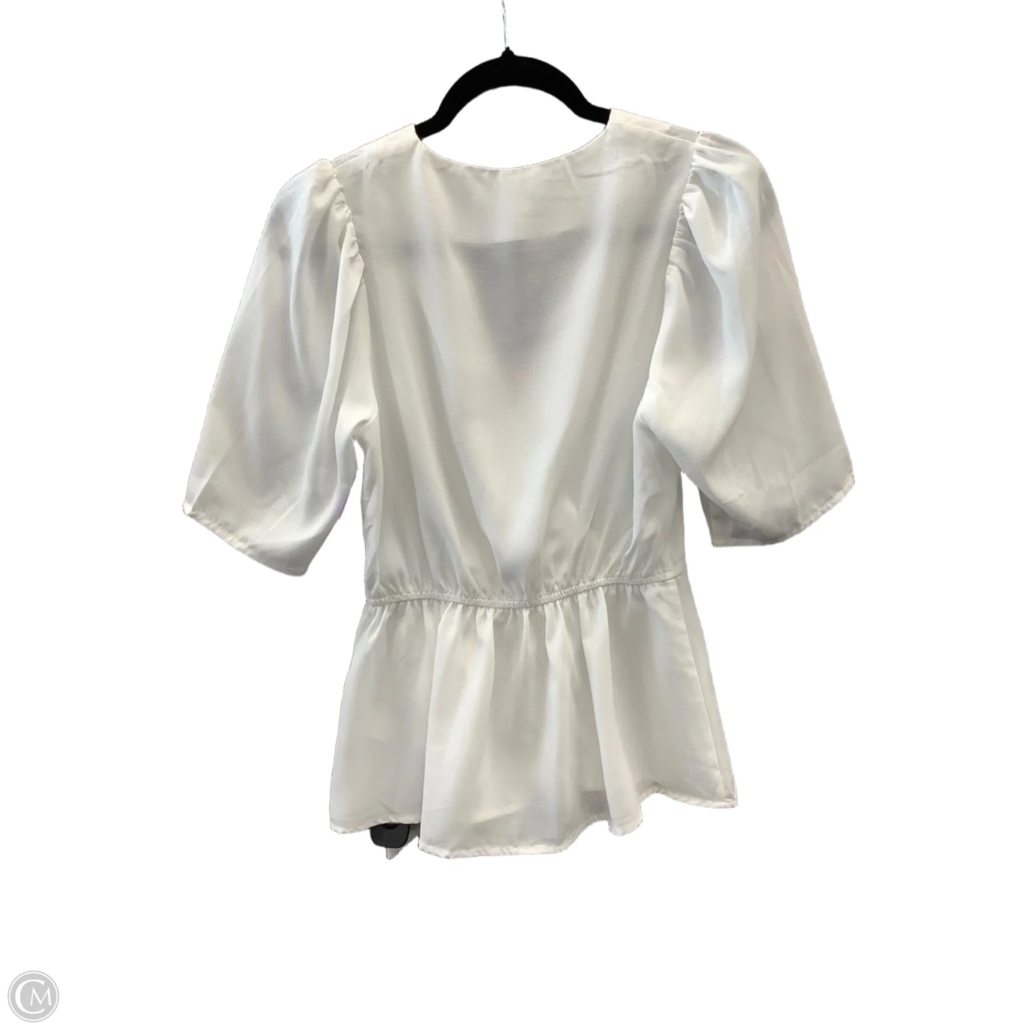 Blouse Short Sleeve By Andree By Unit In White, Size: S