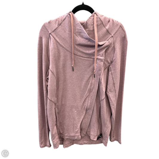 Athletic Sweatshirt Hoodie By Lululemon In Pink, Size: 10