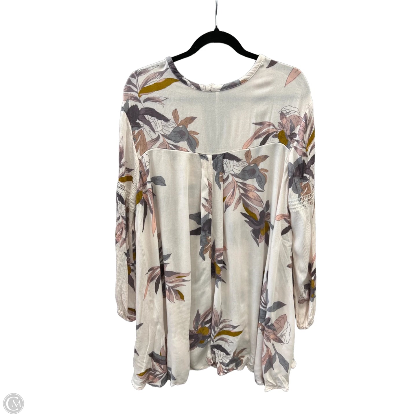Tunic Long Sleeve By Free People In Pink, Size: M