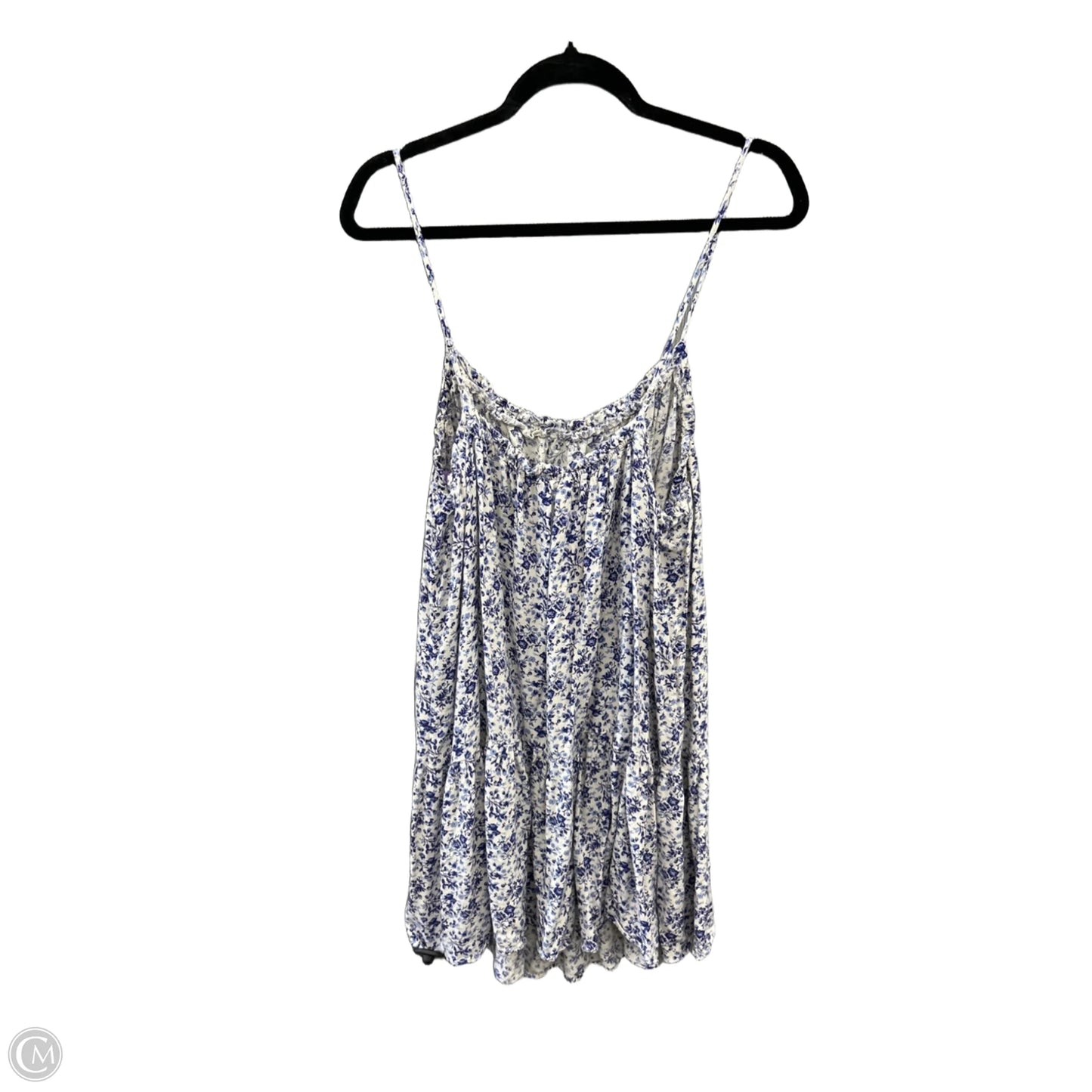 Dress Casual Midi By H&m In Blue & White, Size: M