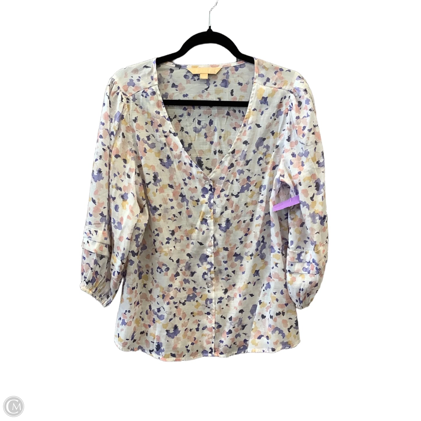 Top Long Sleeve By Clothes Mentor In Multi-colored, Size: L