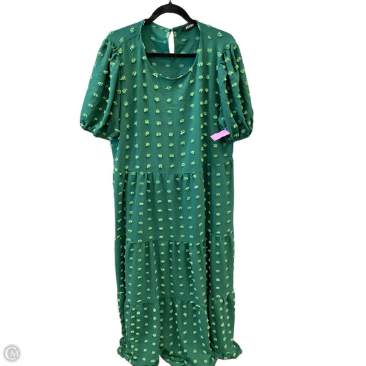 Dress Casual Maxi By Clothes Mentor In Green, Size: Xxl