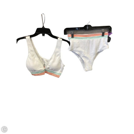 Swimsuit 2pc By Cmf In White, Size: S