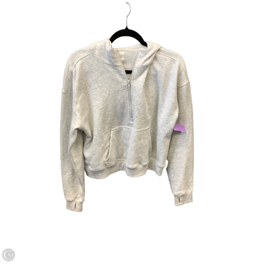 Sweatshirt Hoodie By Ultra Flirt In Grey, Size: M