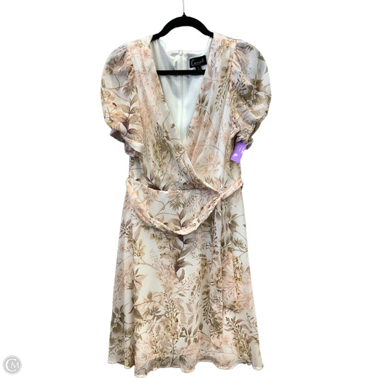 Dress Casual Midi By Connected Apparel In Pink, Size: M