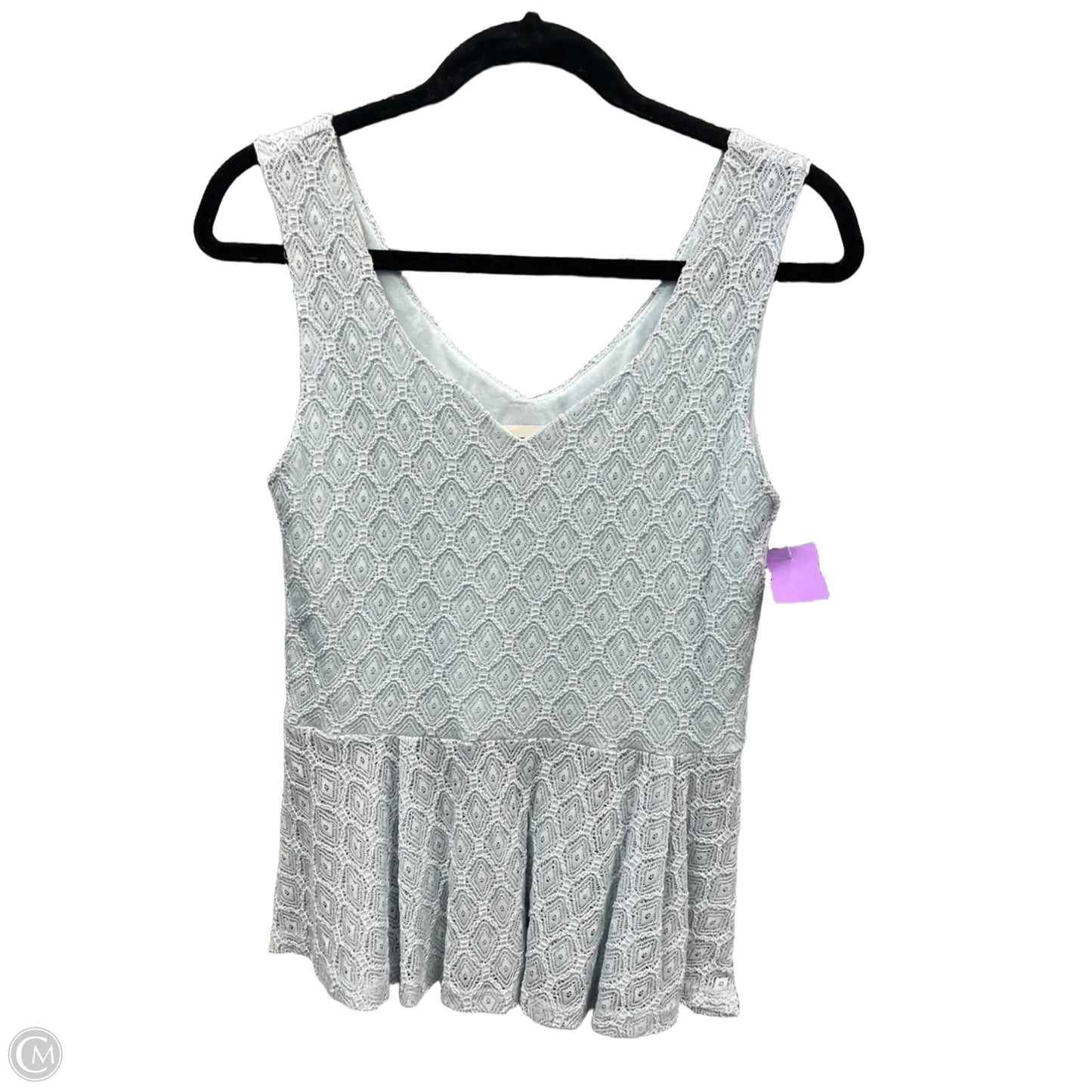 Top Sleeveless By Clothes Mentor In Blue, Size: Xl