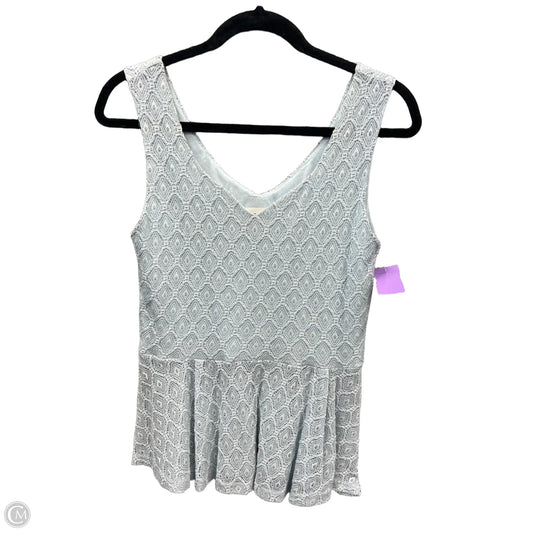 Top Sleeveless By Clothes Mentor In Blue, Size: Xl