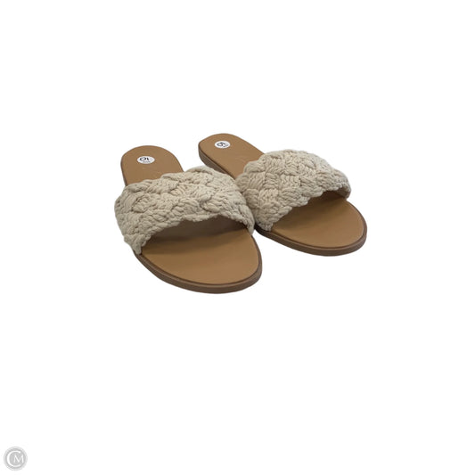 Sandals Flats By Clothes Mentor In Brown, Size: 10