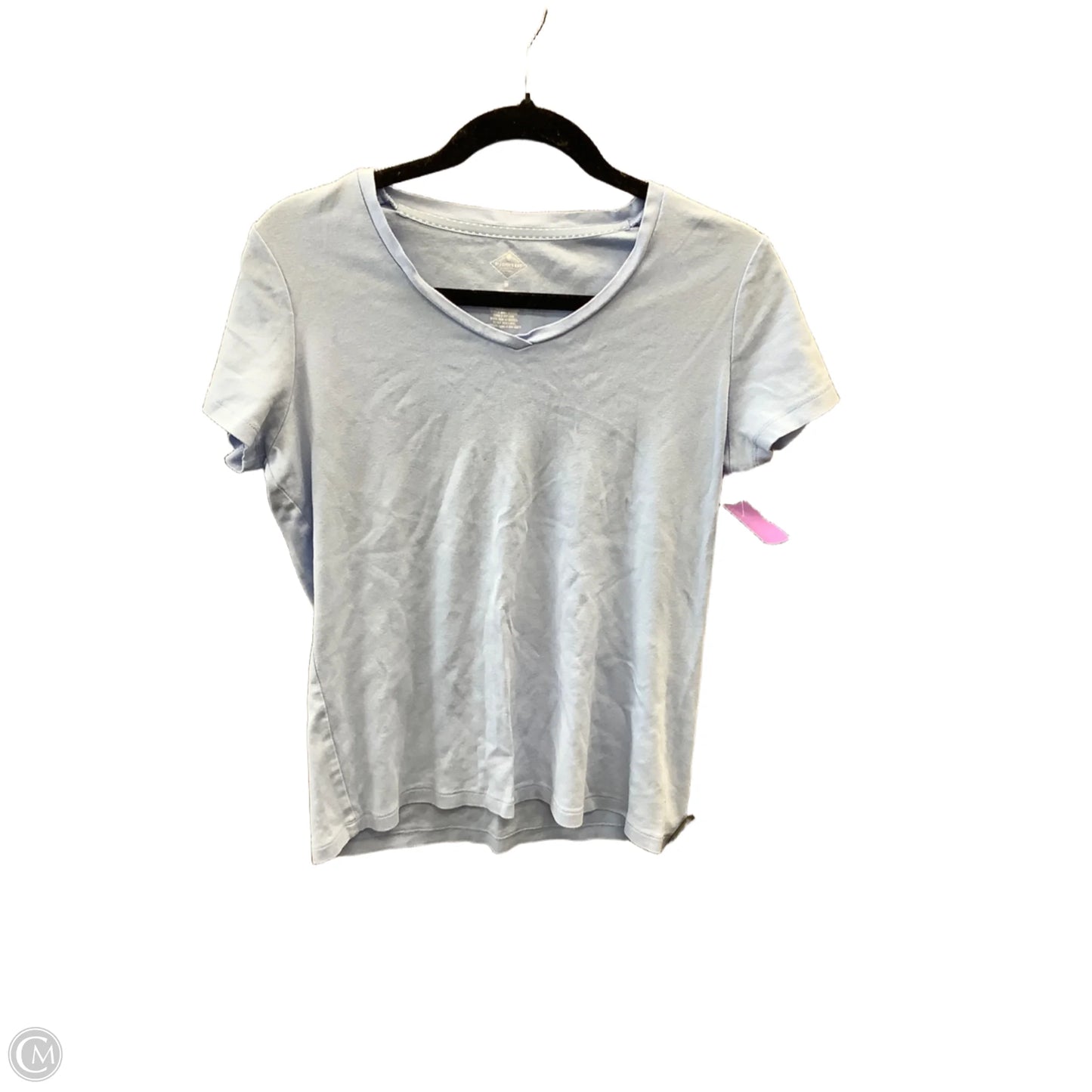 Top Short Sleeve Basic By St Johns Bay In Blue, Size: M