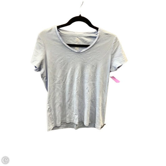Top Short Sleeve Basic By St Johns Bay In Blue, Size: M