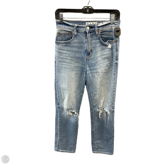 Jeans Straight By Daze In Blue Denim, Size: 2