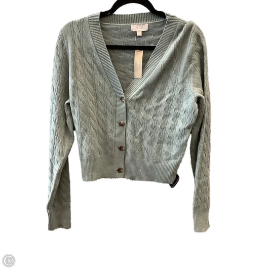 Sweater Cardigan Cashmere By J. Crew In Grey, Size: L