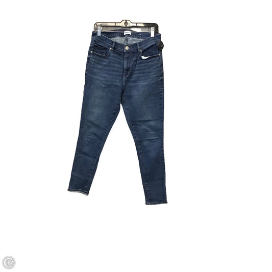 Jeans Skinny By Loft In Blue Denim, Size: 8