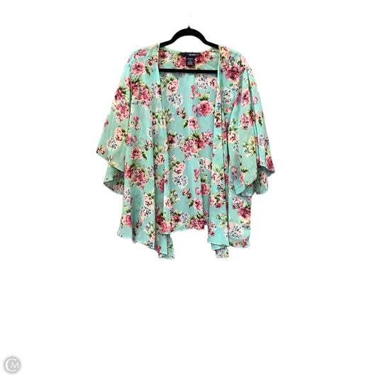 Kimono By Denim 24/7 In Blue, Size: 3x