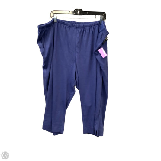 Capris By Blair In Blue, Size: 22