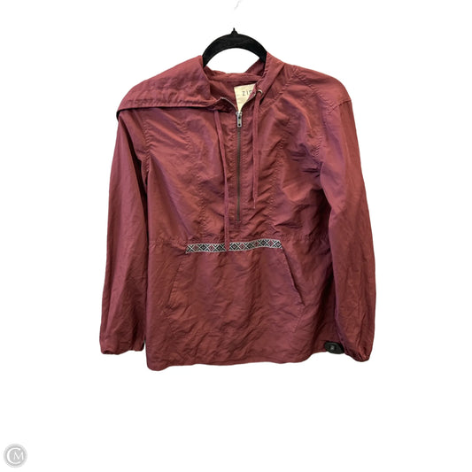 Athletic Top Long Sleeve Hoodie By Clothes Mentor In Red, Size: S