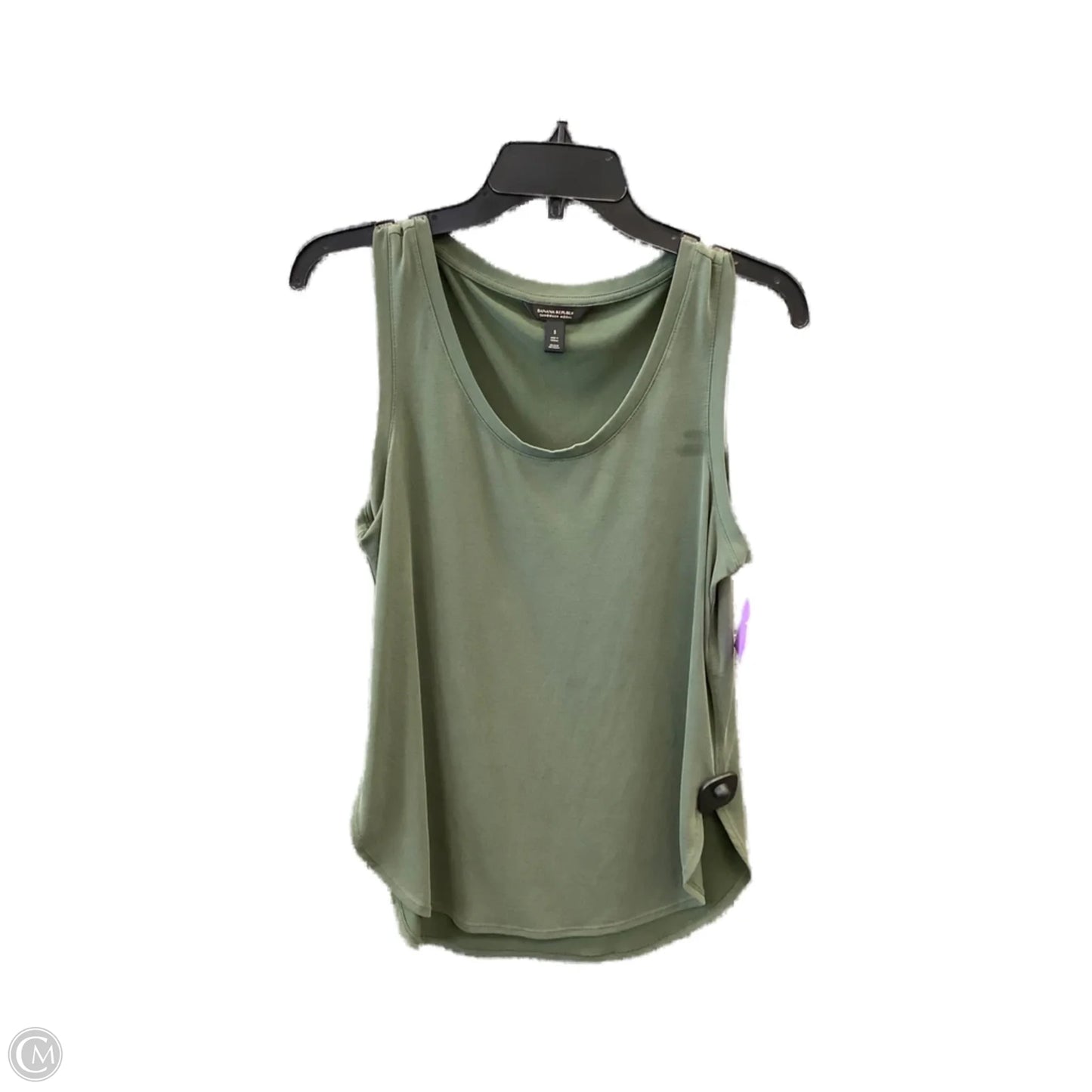 Top Sleeveless By Banana Republic In Green, Size: S