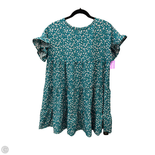 Dress Casual Midi By Clothes Mentor In Green, Size: L