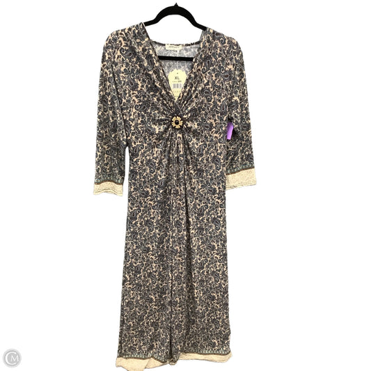 Dress Casual Maxi By Clothes Mentor In Brown, Size: Xl