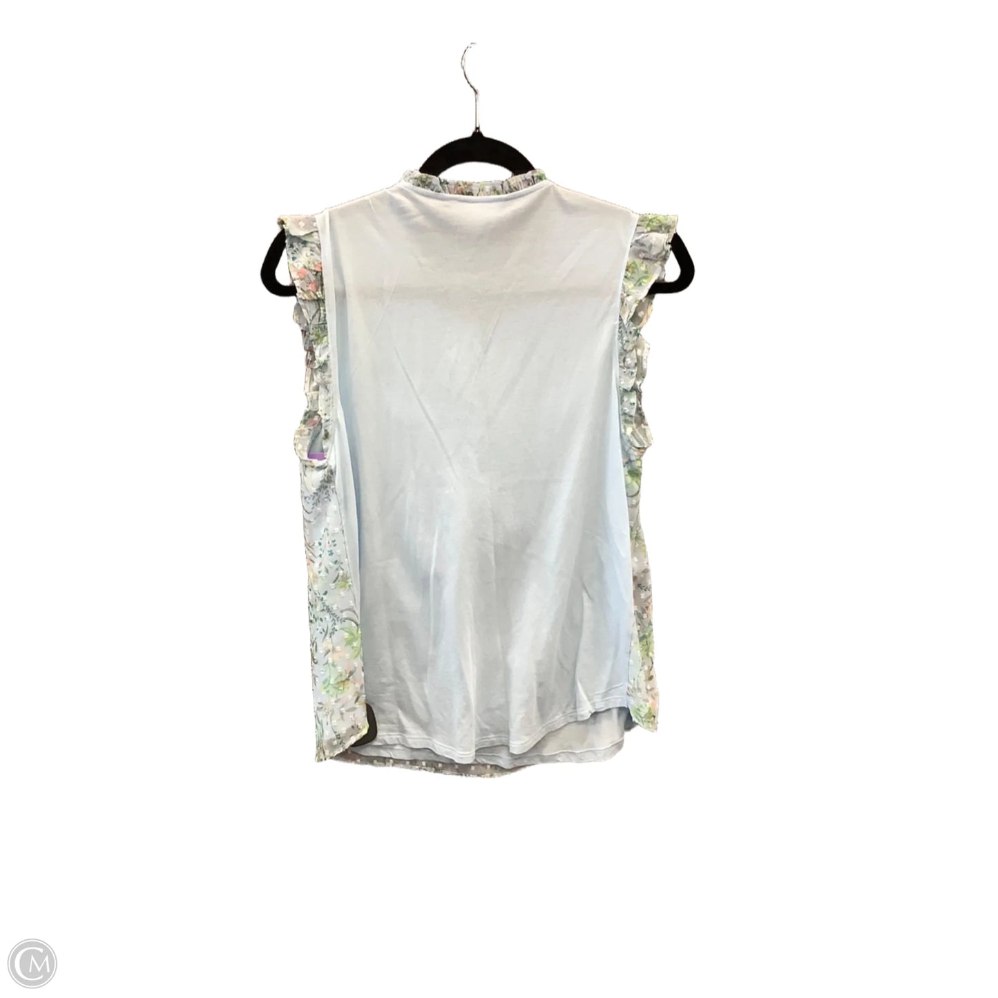 Top Short Sleeve By Lc Lauren Conrad In Blue, Size: L