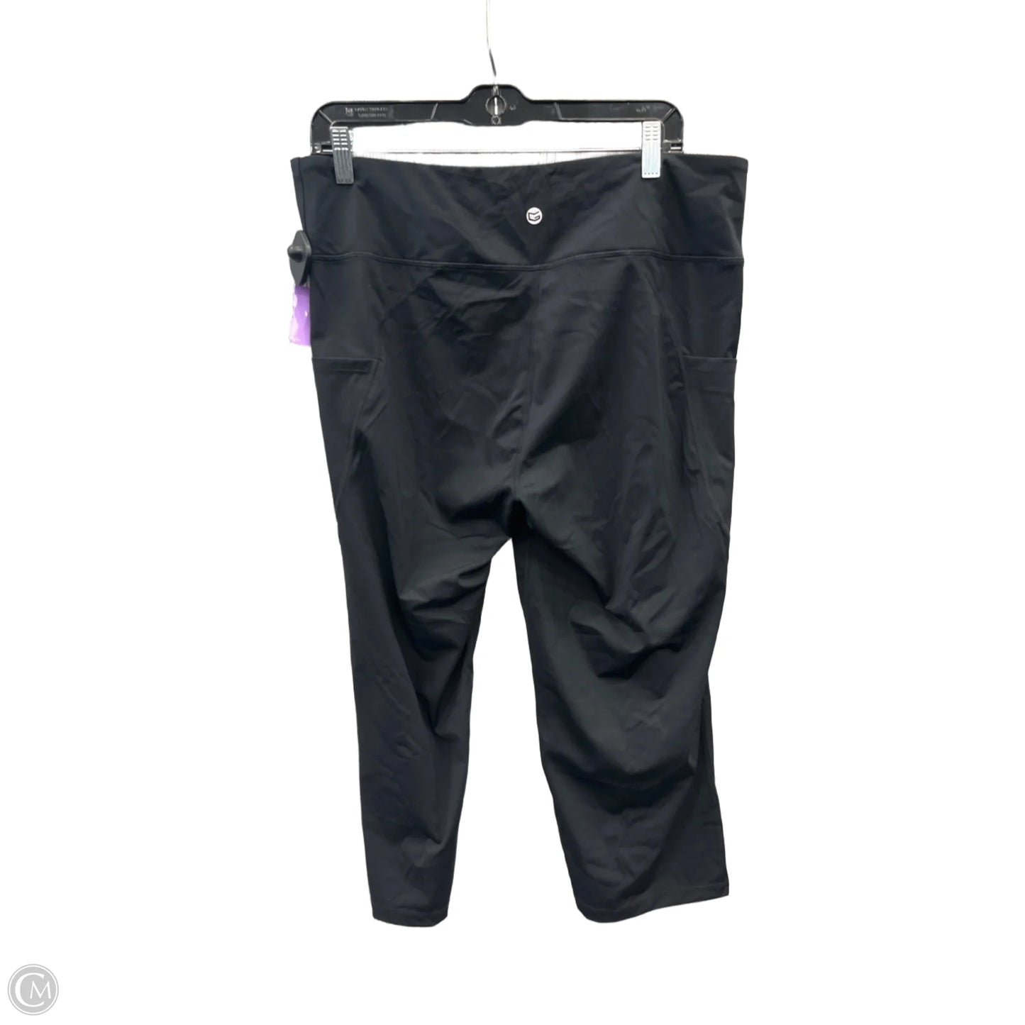 Athletic Capris By Clothes Mentor In Black, Size: Xxl