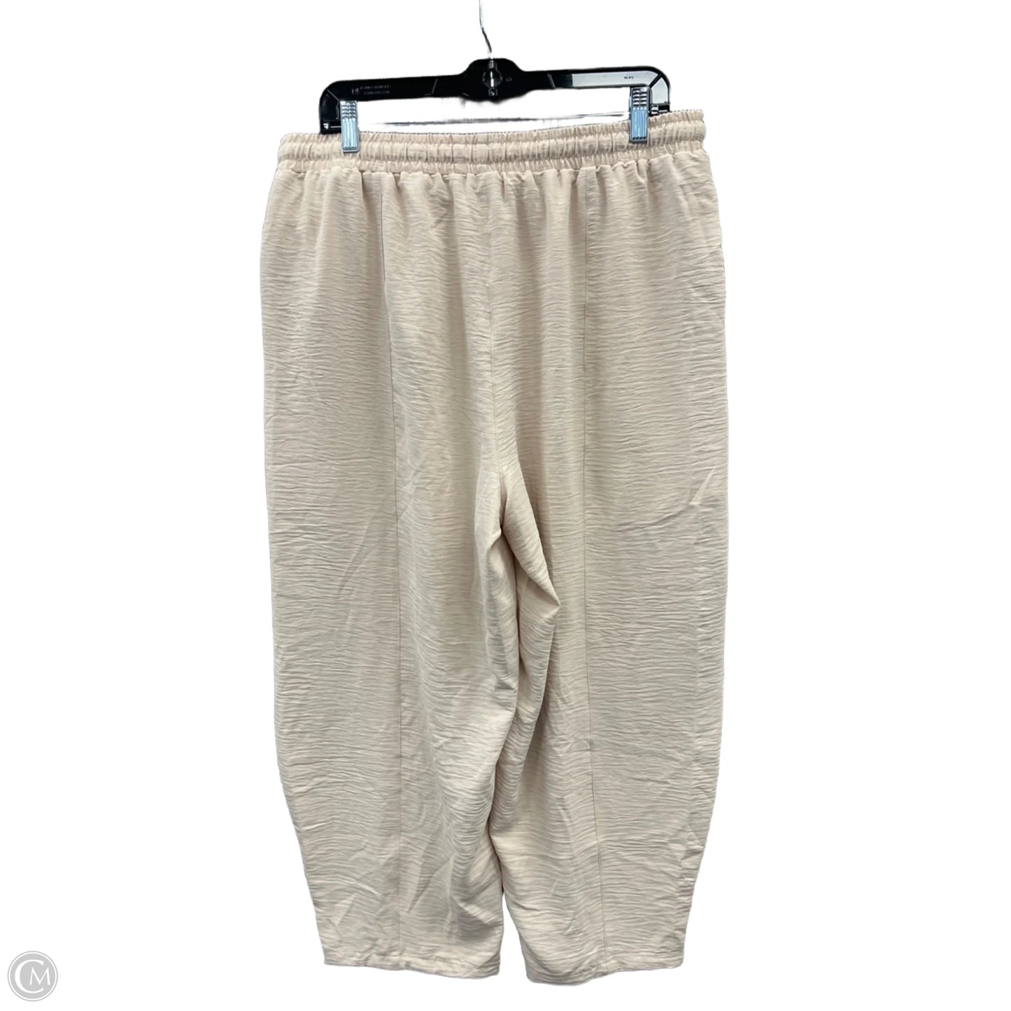 Pants Wide Leg By Clothes Mentor In Tan, Size: 14