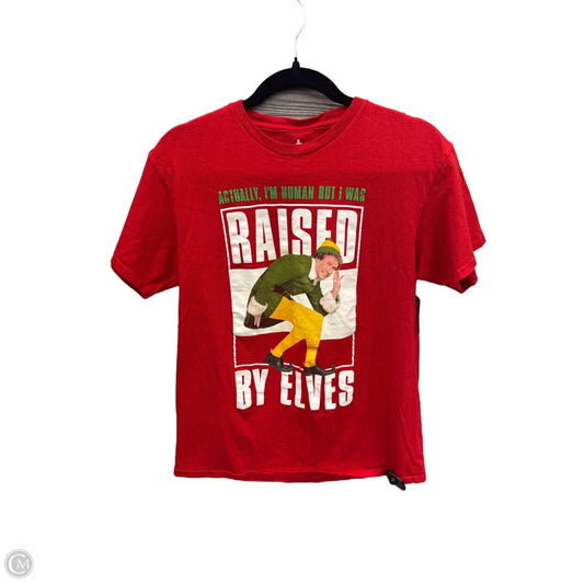 Top Short Sleeve By Clothes Mentor In Red, Size: M