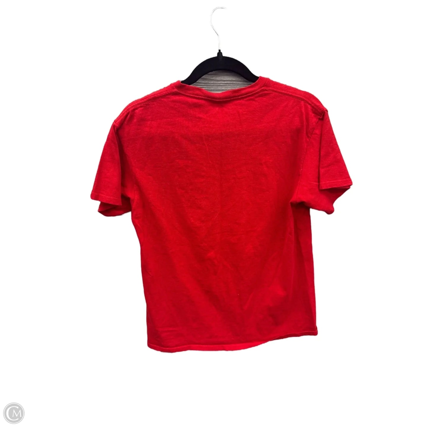 Top Short Sleeve By Clothes Mentor In Red, Size: M
