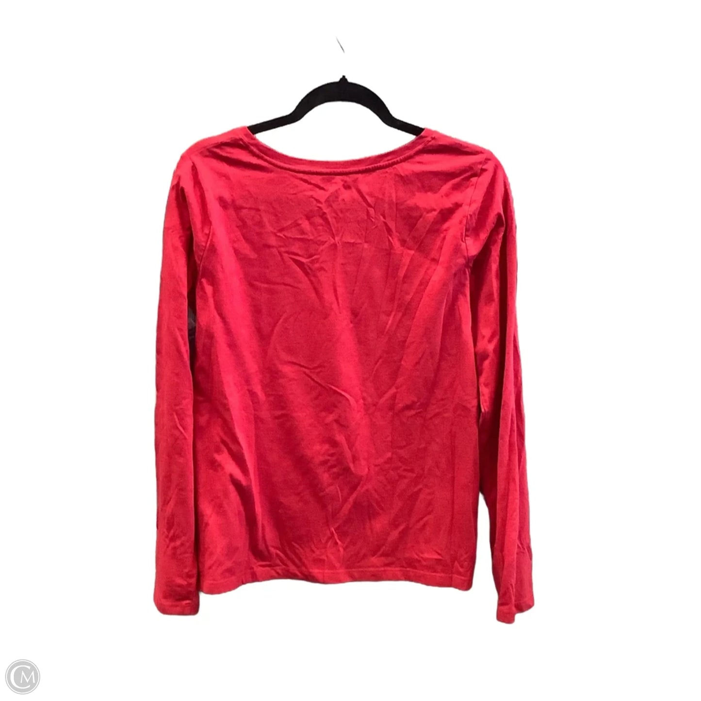Top Long Sleeve By Relativity In Red, Size: M
