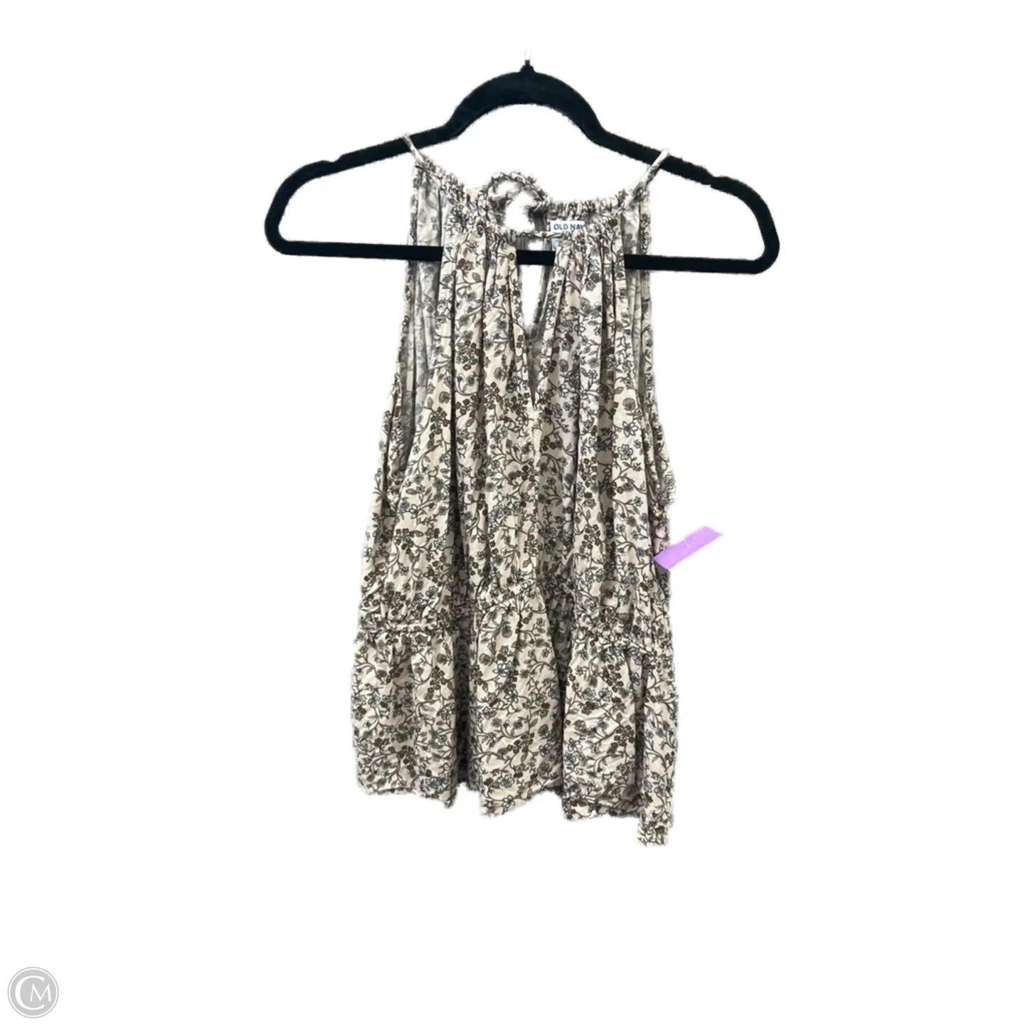 Top Sleeveless By Old Navy In Beige, Size: Xl