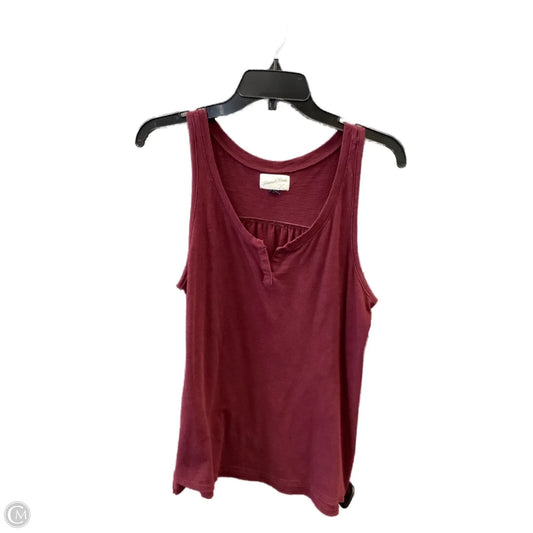 Tank Top By Universal Thread In Red, Size: S